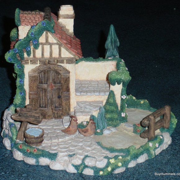 Vintage Goebel Hummelscapes Collection Home Sweet Home 934-D 1995 Collectible - Picture 6 of 7